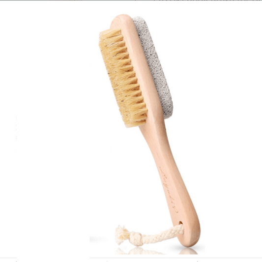 DOUBLE SIDED PUMICE STONE FOOT EXFOLIATOR & SCRUBBER-0