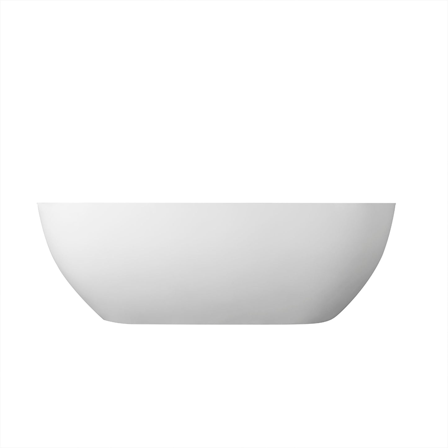 Freestanding Solid Surface Soaking Bathtub