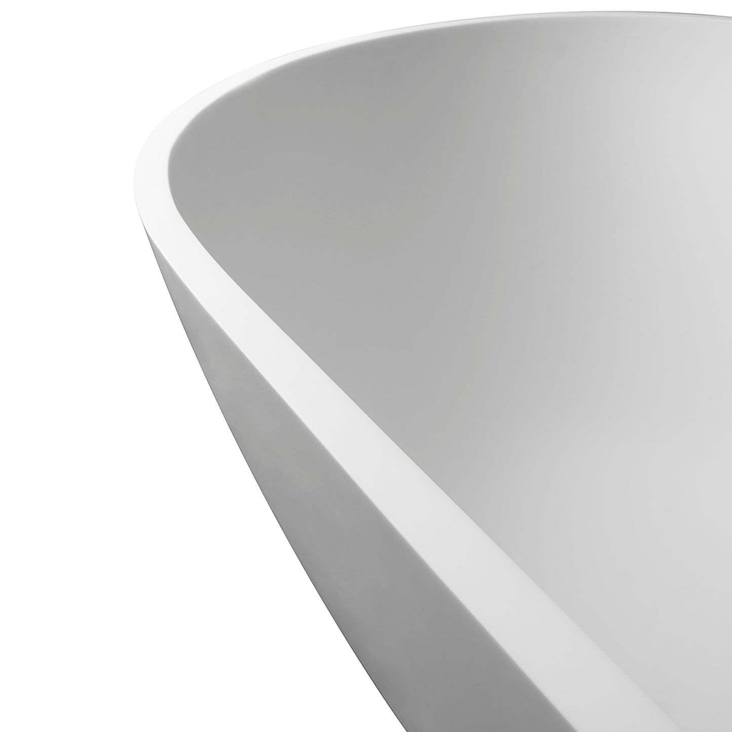 Freestanding Solid Surface Soaking Bathtub