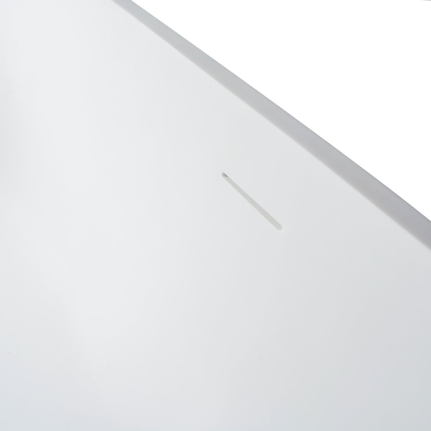 Freestanding Solid Surface Soaking Bathtub