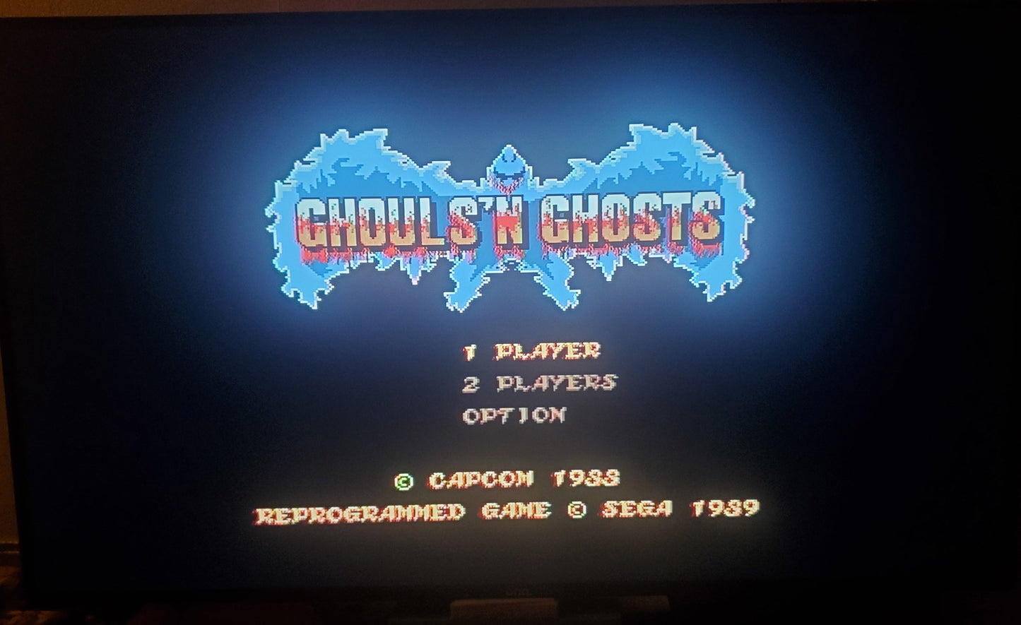 Ghouls 'N' Ghosts Sega Genesis Mega Drive Video Game Cartridge