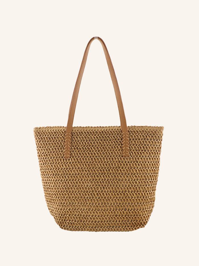 Woven Tapered Tote Bag