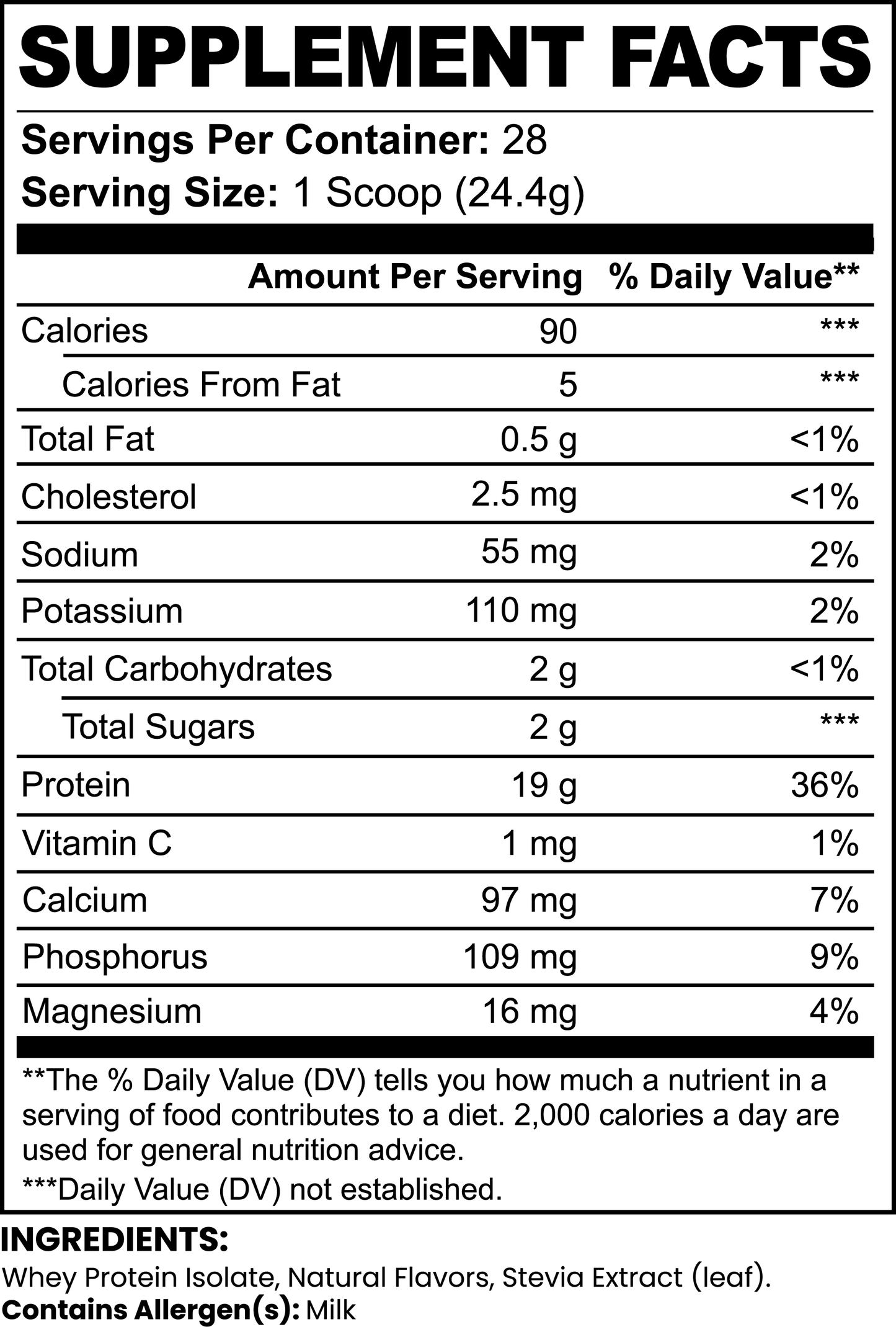 Pure-3 100% Whey Protein Isolate (Vanilla)-4