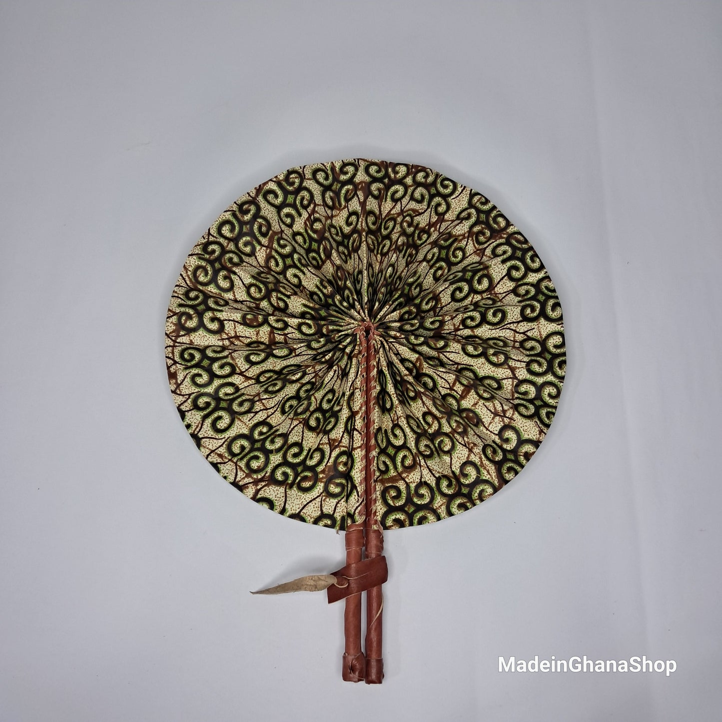 Ghanaian Fabric Fan - AB001