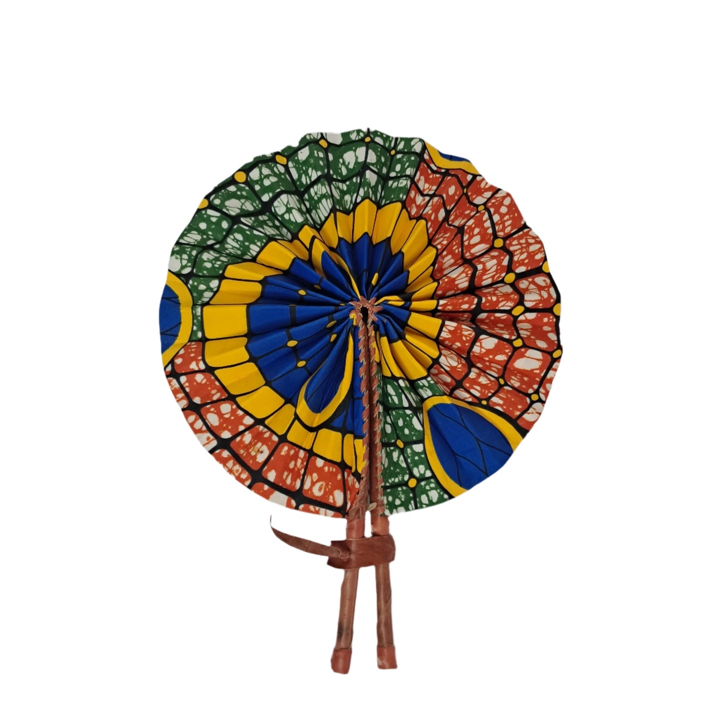Ghanaian Fabric Fan - AB055