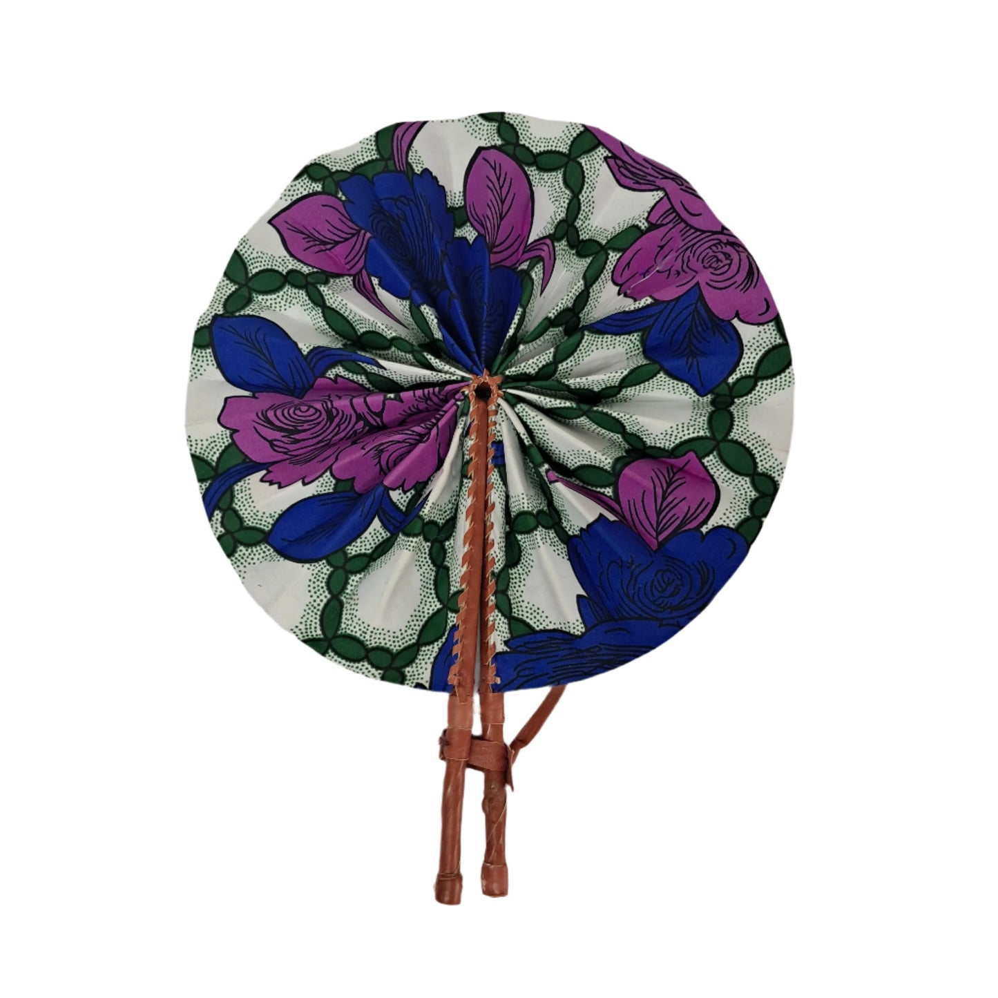Ghanaian Fabric Fan - AB022