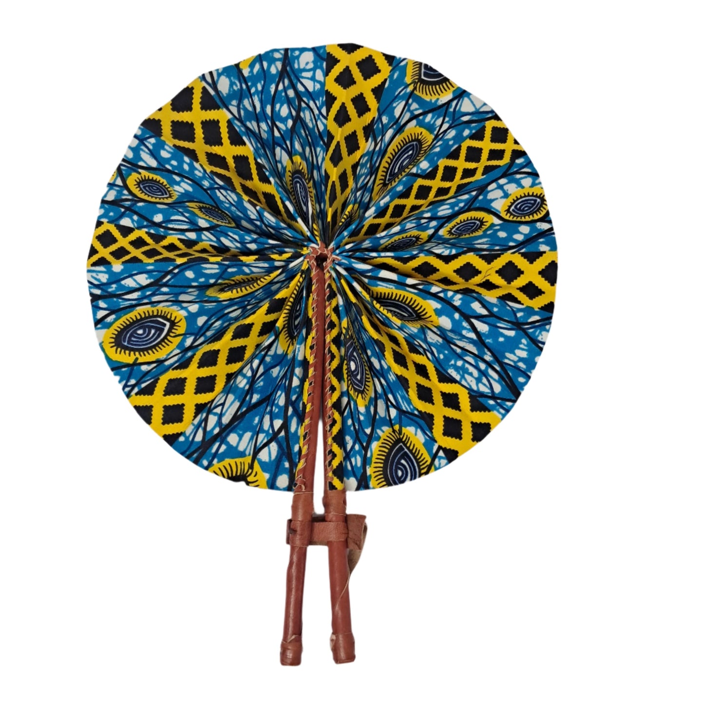 Ghanaian Fabric Fan - AB063