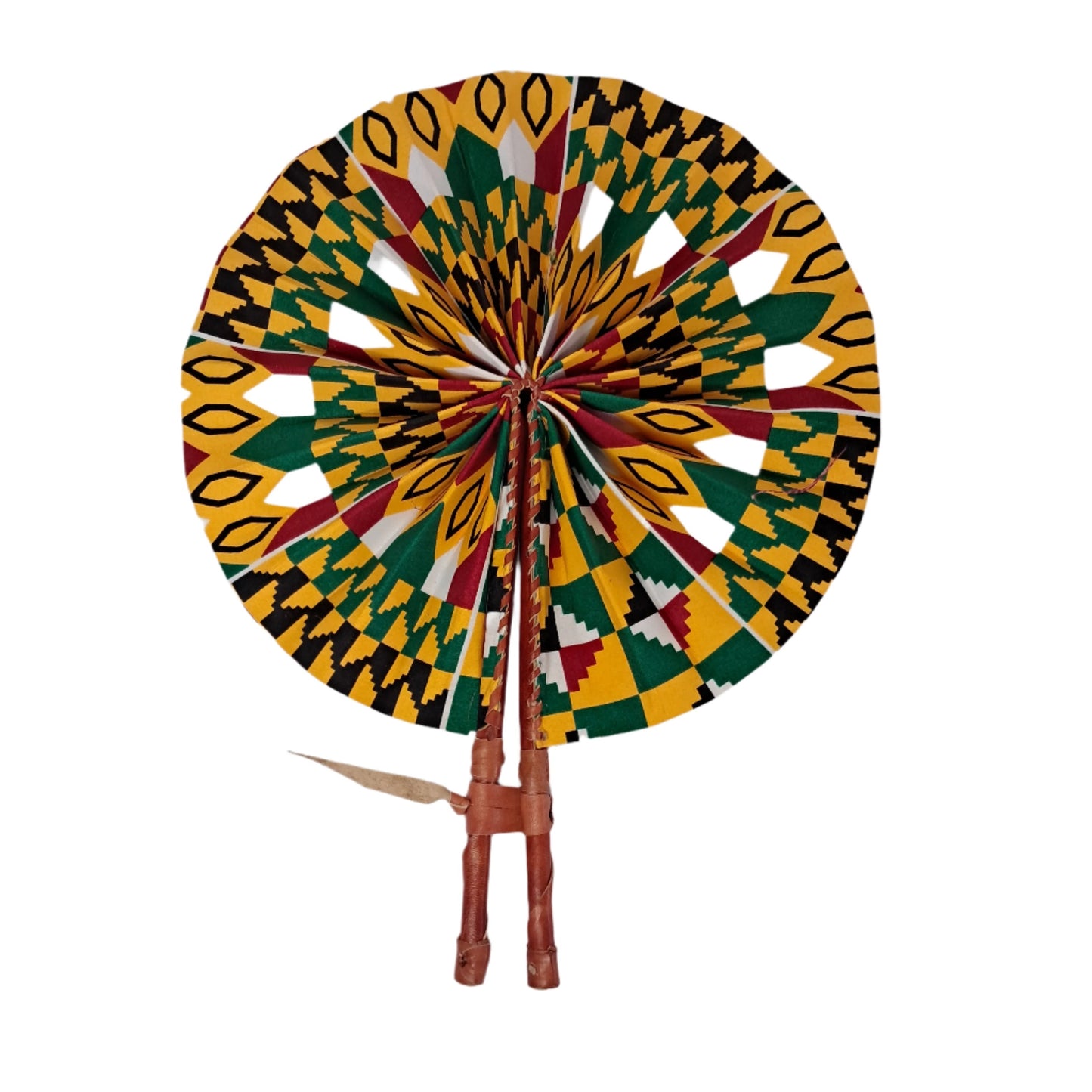 Kente Fabric Fan - AB040