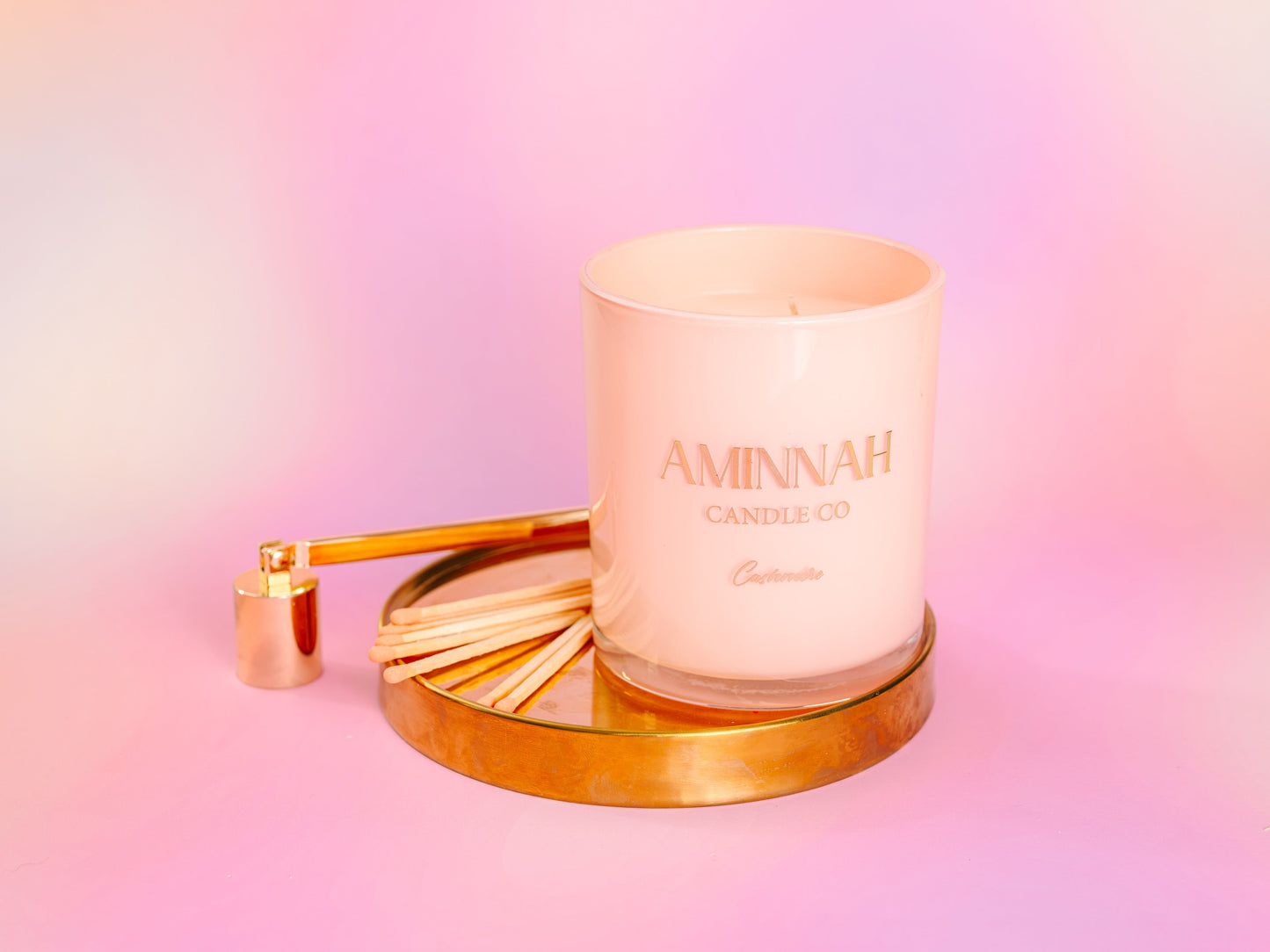 "Cashmere" Scented Candle-3