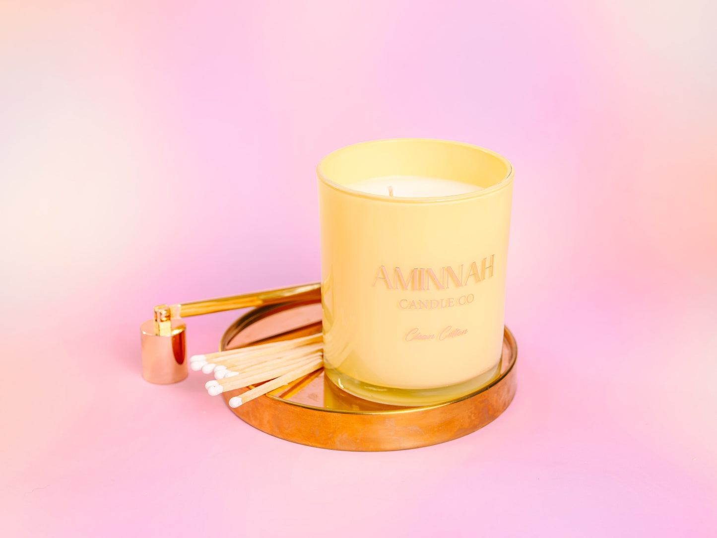 "Clean Cotton" Scented Candle-4