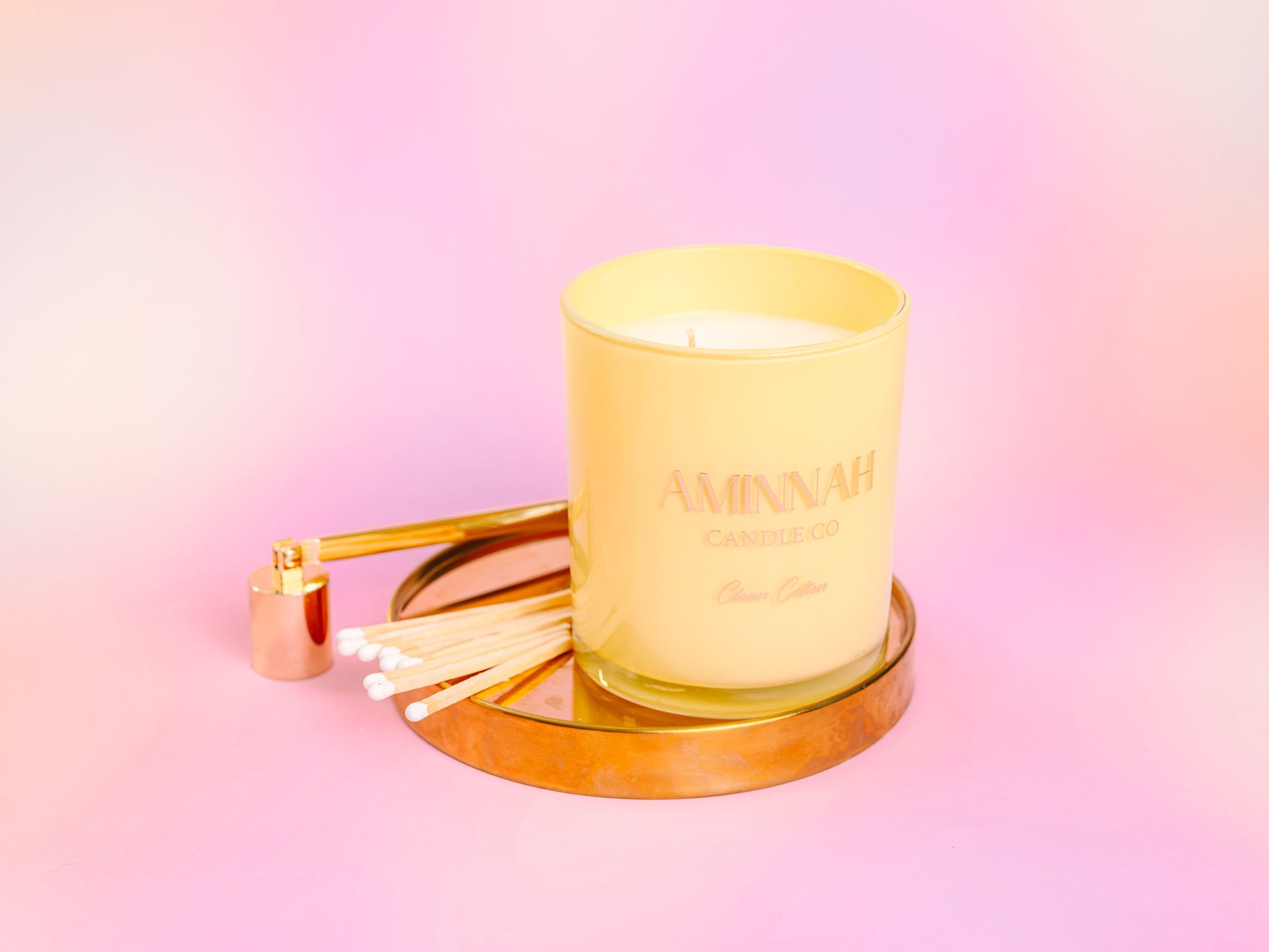 "Clean Cotton" Scented Candle-4