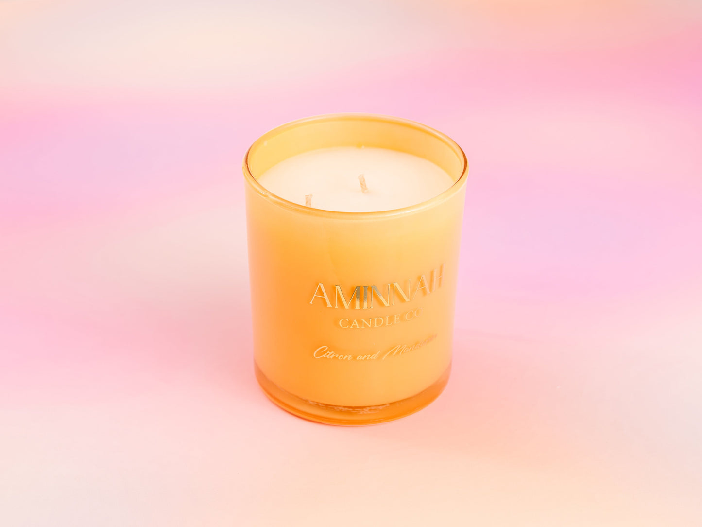 "Citron & Mandarin" Scented Candle-3