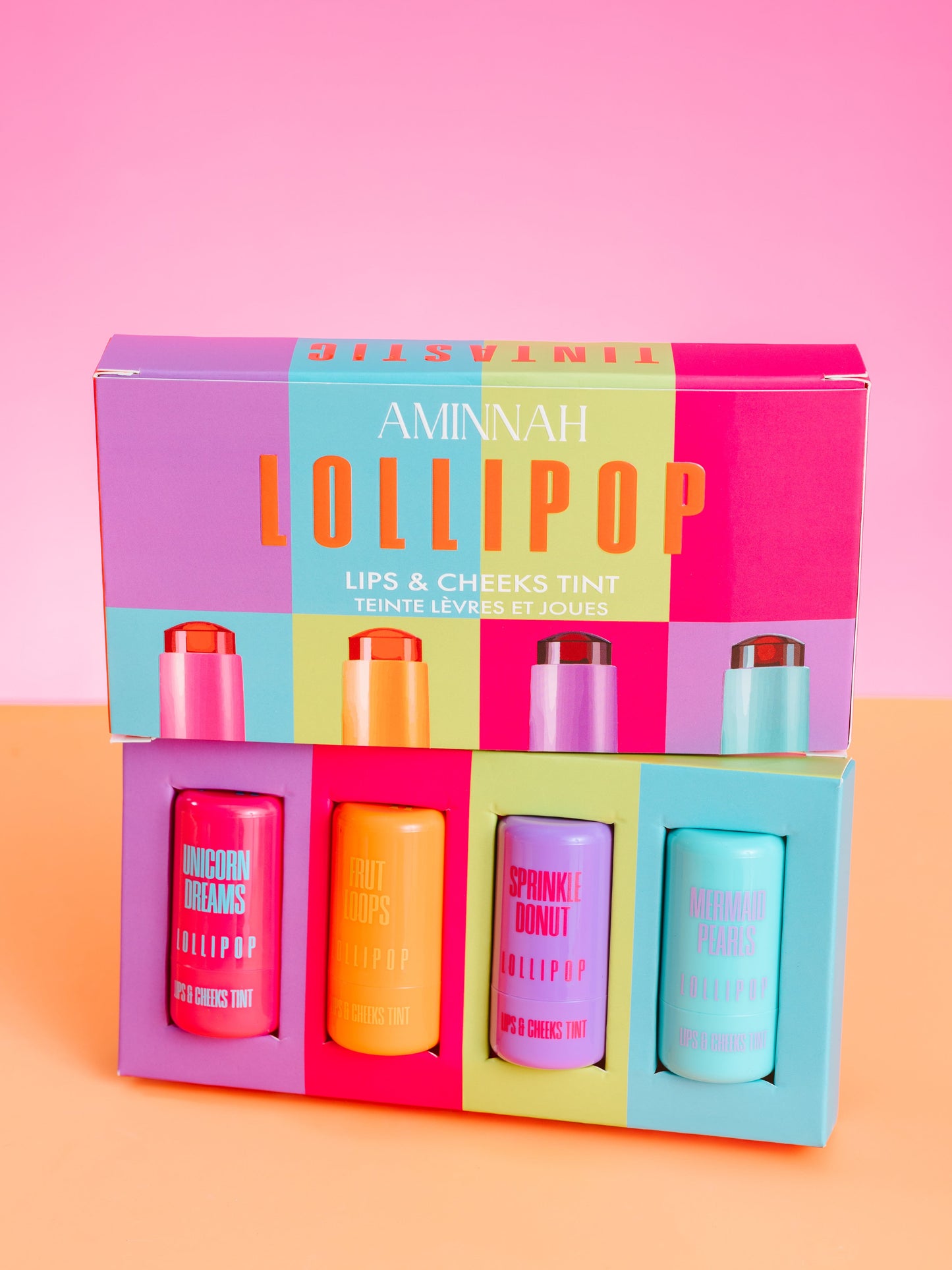 Lip & Cheek Tint Gift Set of 4 - LOLLIPOP