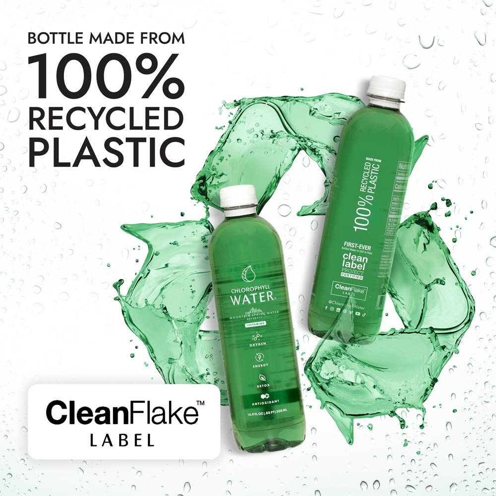 Chlorophyll Water® **PREORDER** (Case of 12): Chlorophyll & Ultra-Purified Water with Essential Vitamins A, B12, C and D3