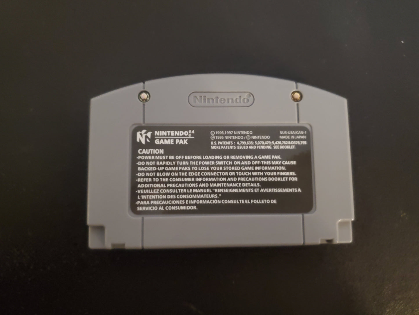 Super Smash Bros N64 Nintendo 64 Video Game Cartridge