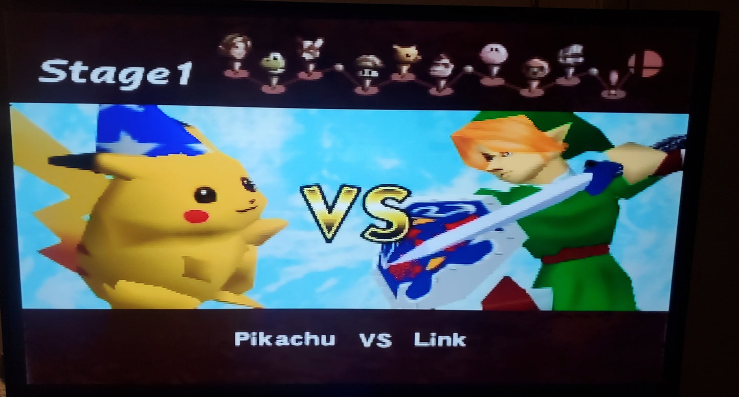 Super Smash Bros N64 Nintendo 64 Video Game Cartridge