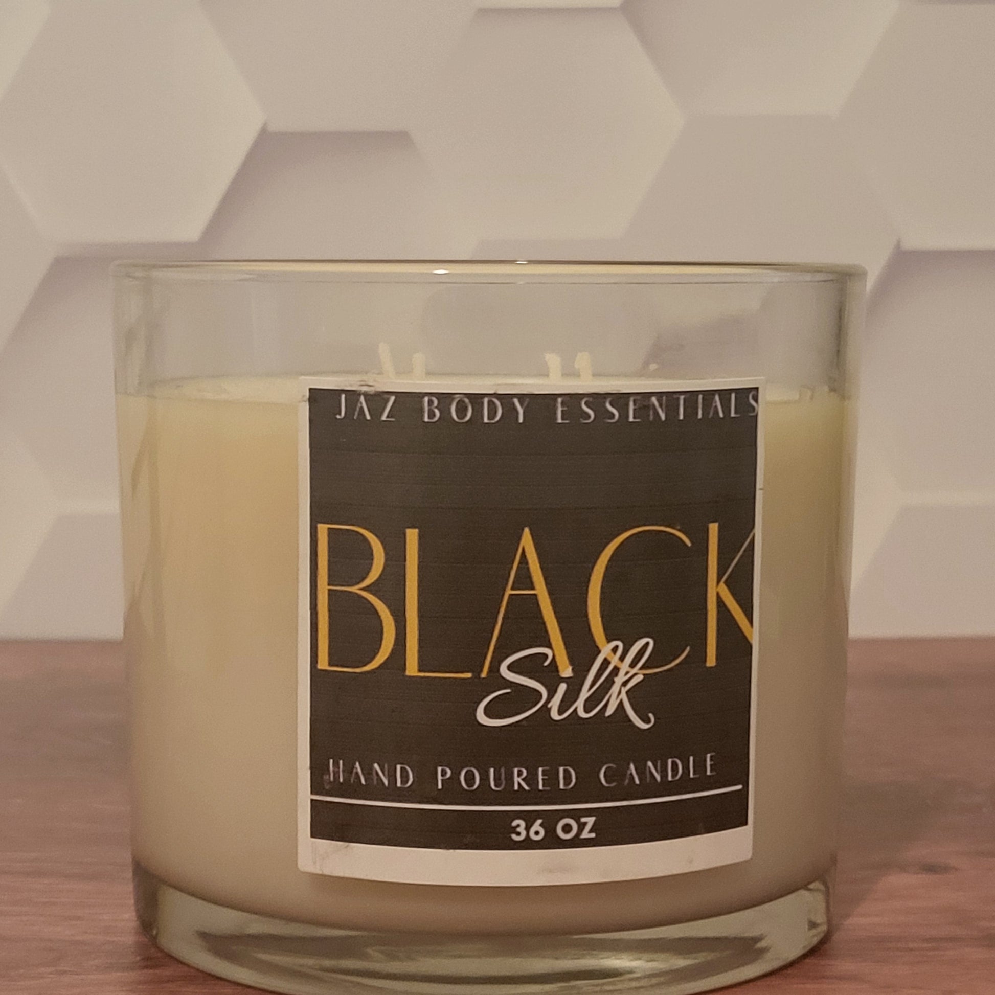 Black Silk 4 Wick Candle 36oz-2