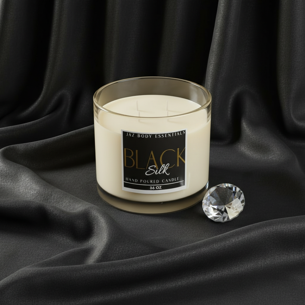 Black Silk 4 Wick Candle 36oz-0