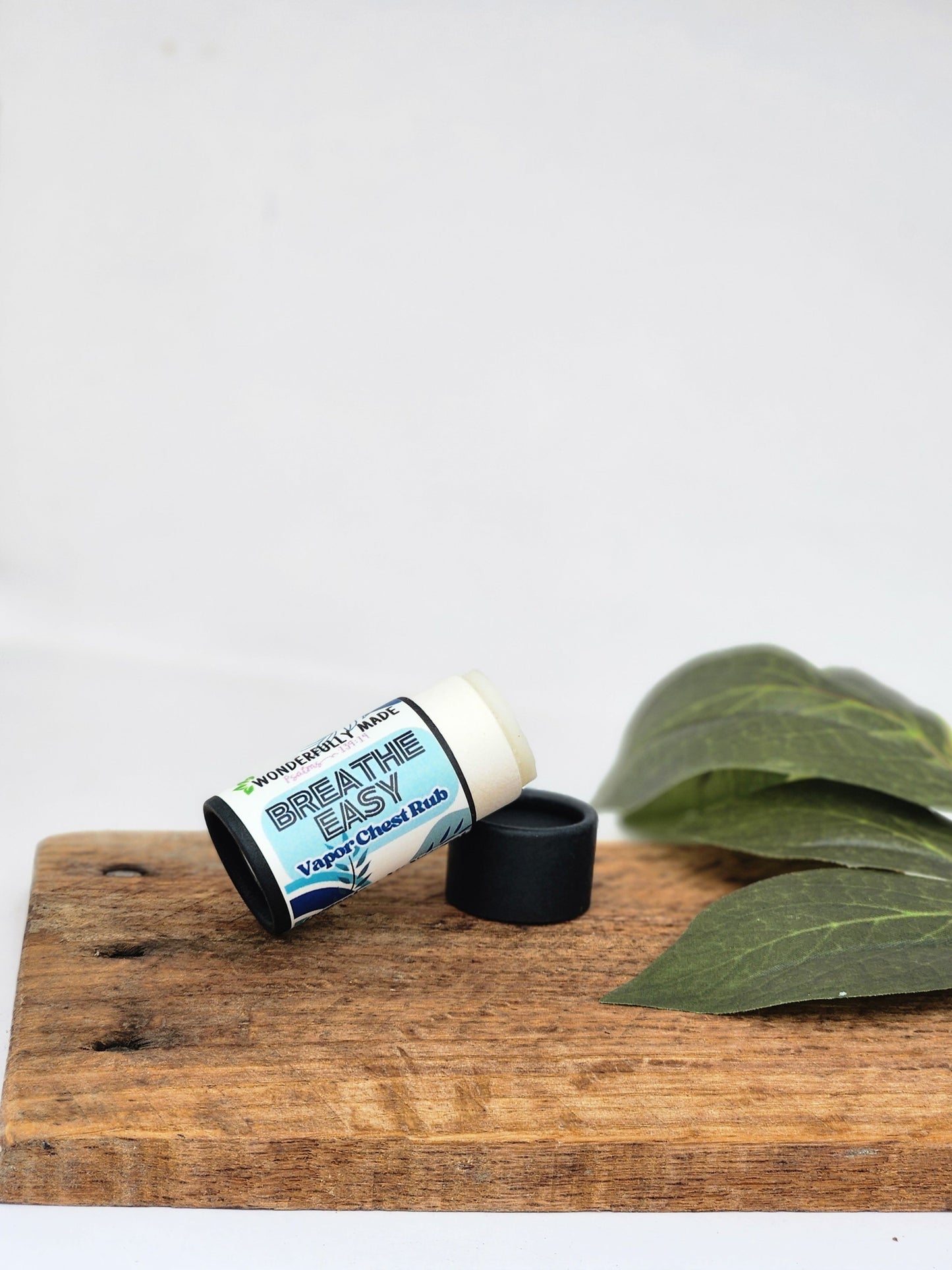 Breathe Easy Vapor Rub Stick | Essential Oil Salve Clear Congestion Chest Neck Cold Cough Natural Organic Relief Menthol Camphor Soothing