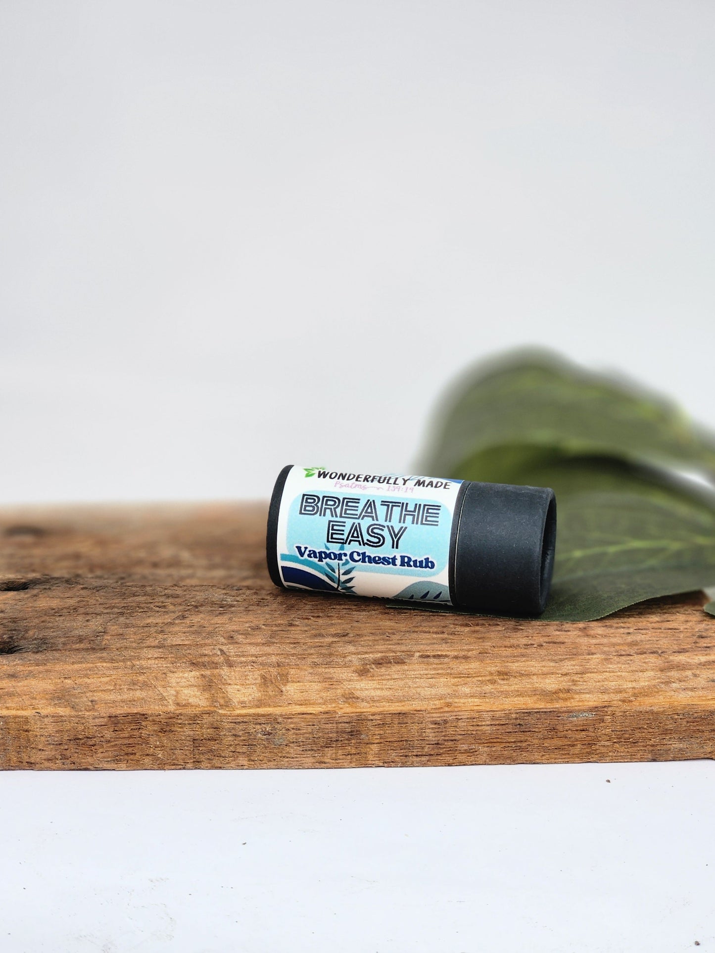 Breathe Easy Vapor Rub Stick | Essential Oil Salve Clear Congestion Chest Neck Cold Cough Natural Organic Relief Menthol Camphor Soothing
