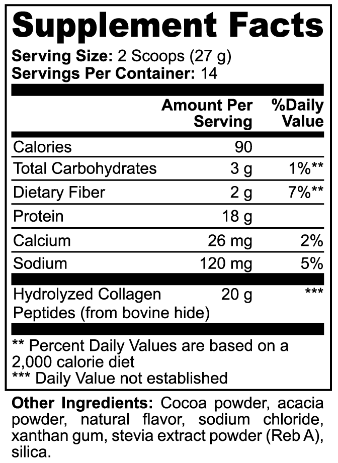 Grass-Fed Collagen Peptides Powder (Chocolate)-4