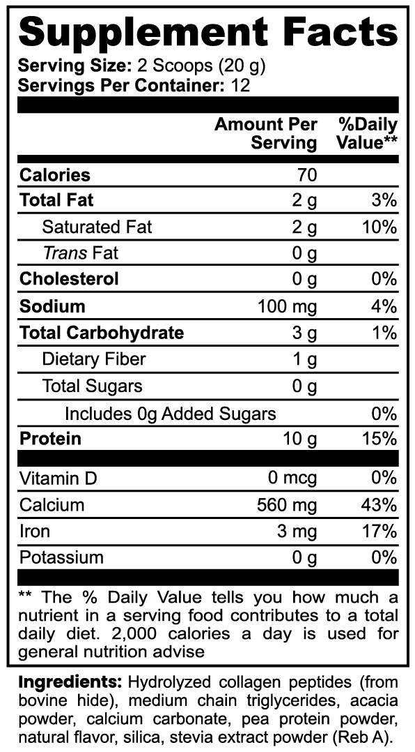 Grass-Fed Collagen Creamer (Vanilla)-4