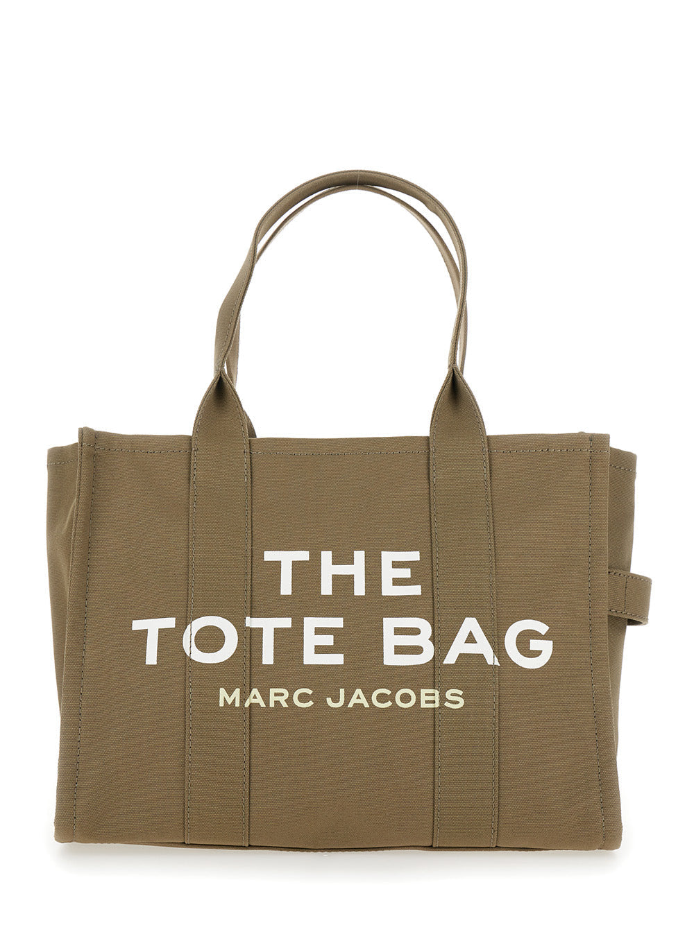Marc Jacobs Women Tote Bag 'The Large Tote' With Contrast Logo Print In Green For Women