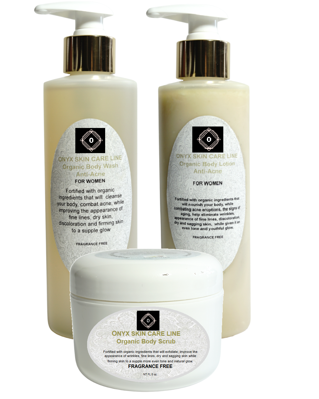 THREE STEP ANTI-ACNE BODY SYSTEM - FOR WOMEN-0