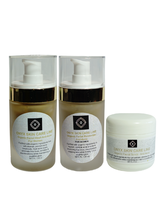 Anti-Acne Organic Three-Step System For Moderate/Severe Acne - For WOMEN-0