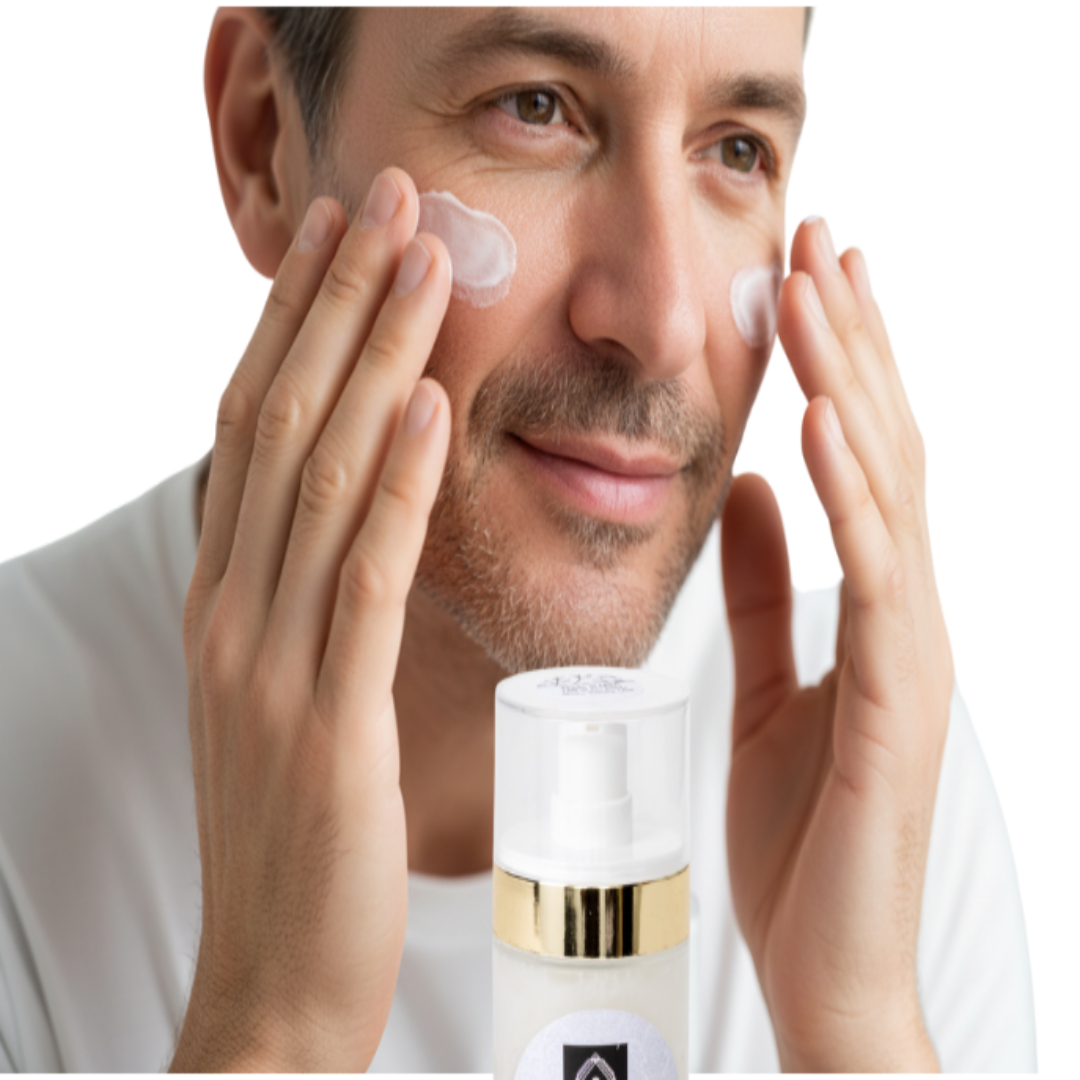 Organic Two-Step Anti-Aging System Facial Wash and Moisturizer  - For MEN-2