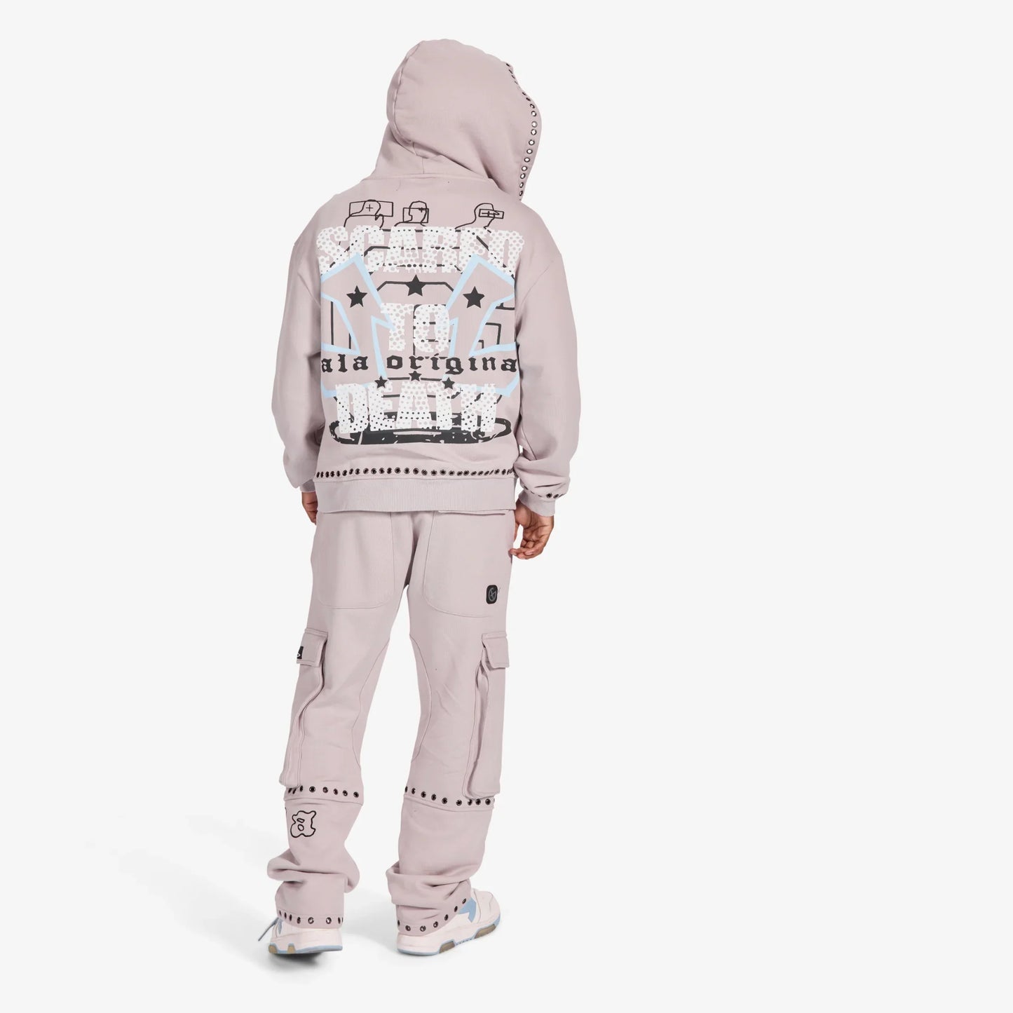 Gala Original Harpy Grommet Hoodie - Washed Cement