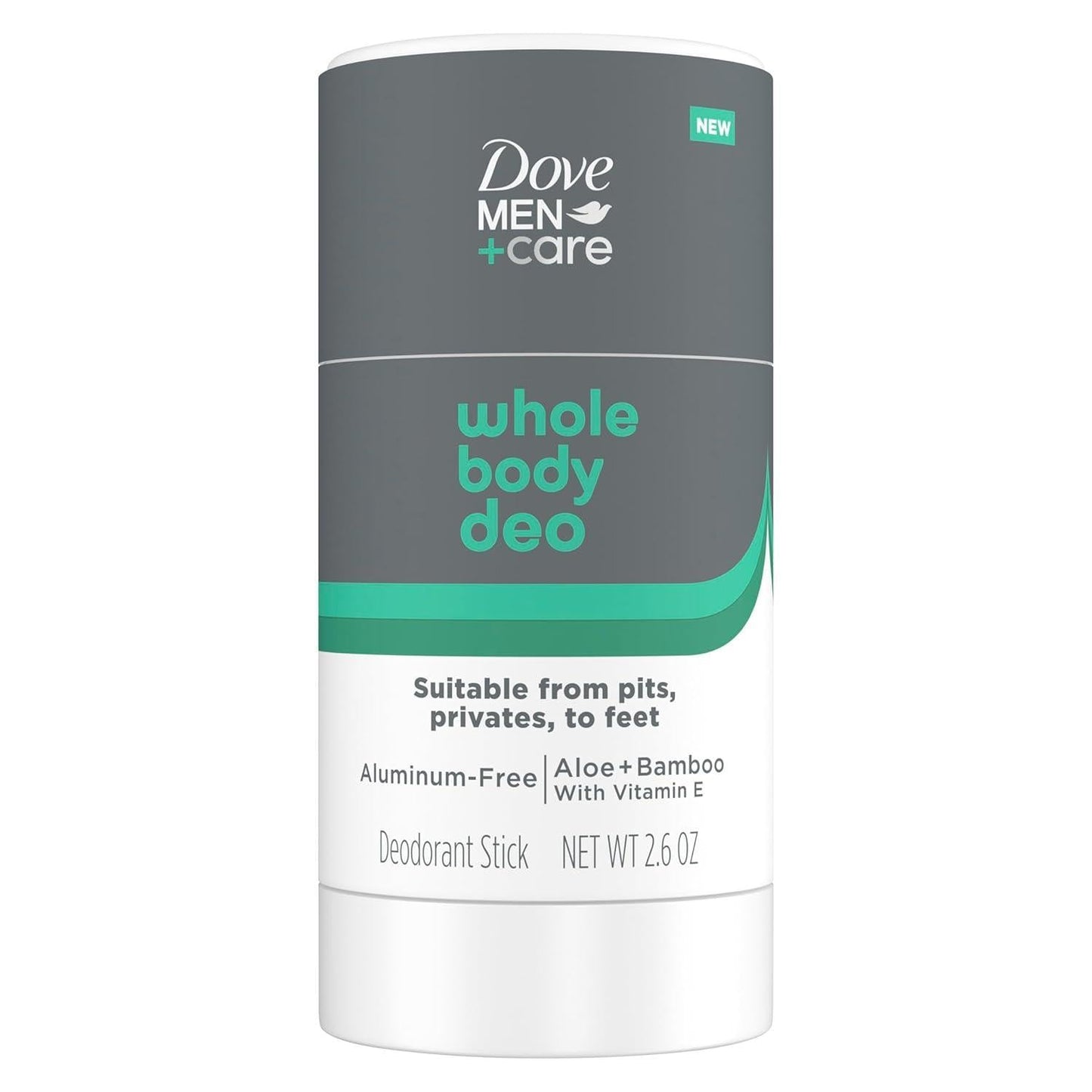Dove Men+Care Aloe & Bamboo Whole Body Deodorant Stick - 2.6oz