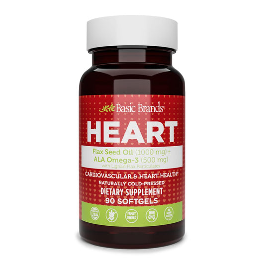 Basic Organics Flax Seed Oil Softgels
