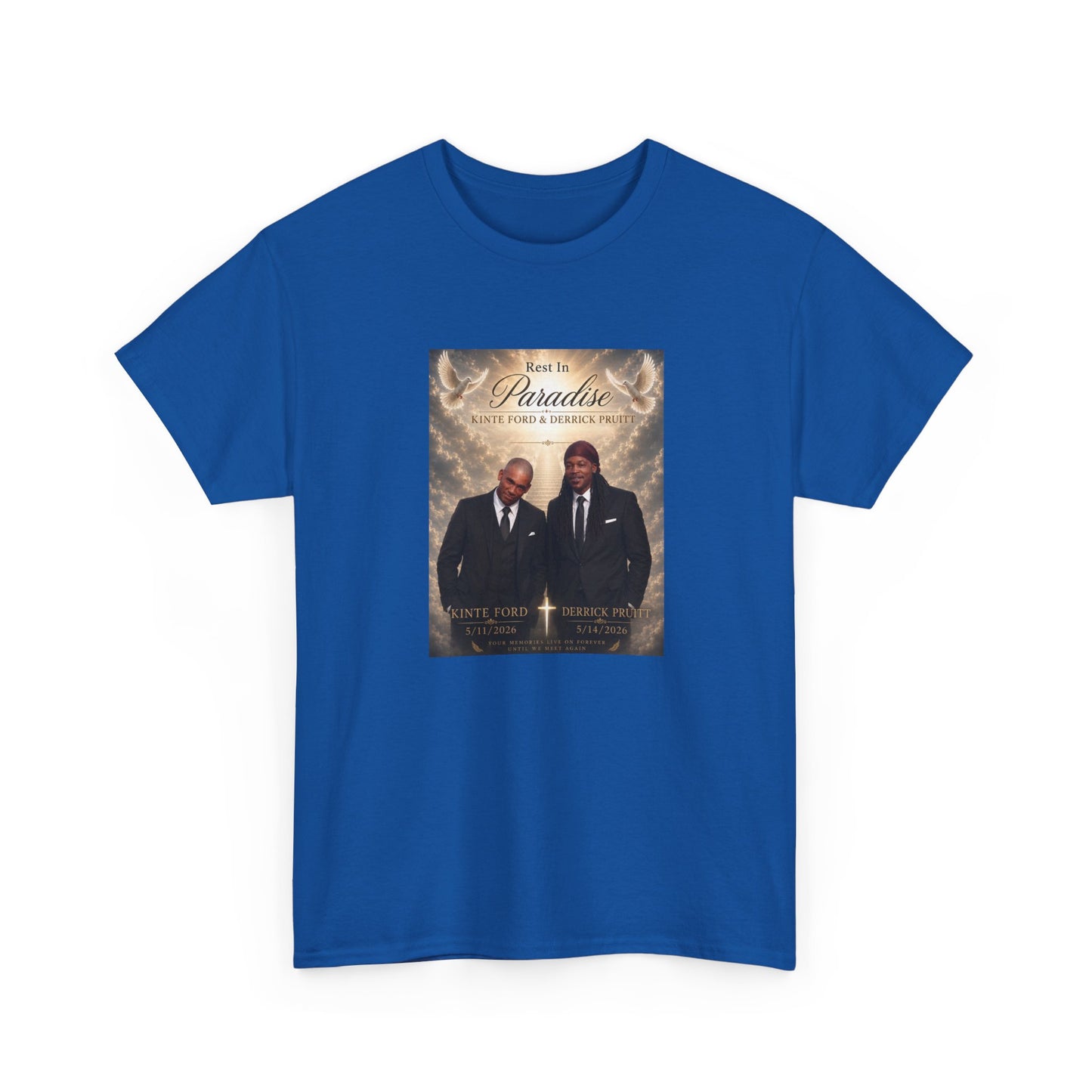 Memorial Tribute Tee — "Rest in Paradise" Funeral Remembrance Shirt
