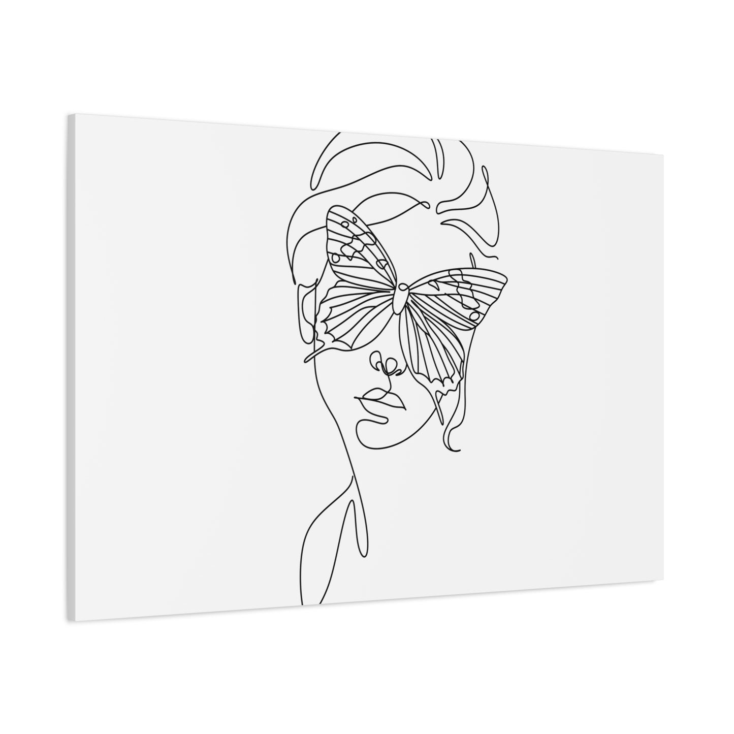 Minimalist Butterfly Canvas Art, Modern Home Decor, Gift for Nature Lovers, Wall Art for Women, Inspirational Wall Art