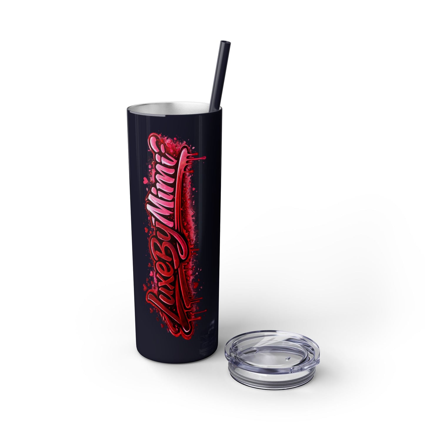 Skinny Tumbler – 'Lake & Lemons' Red Script 20oz Insulated Straw Tumbler