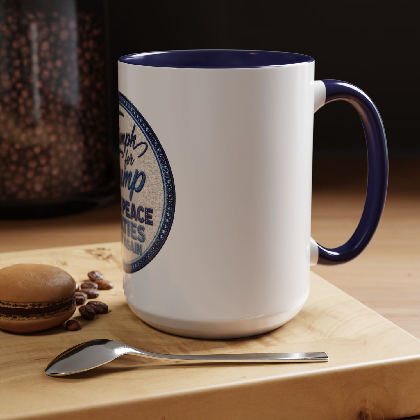 Make Peace Treaties Mug — "Triumph for Trump" Political Coffee Cup (11/15oz)