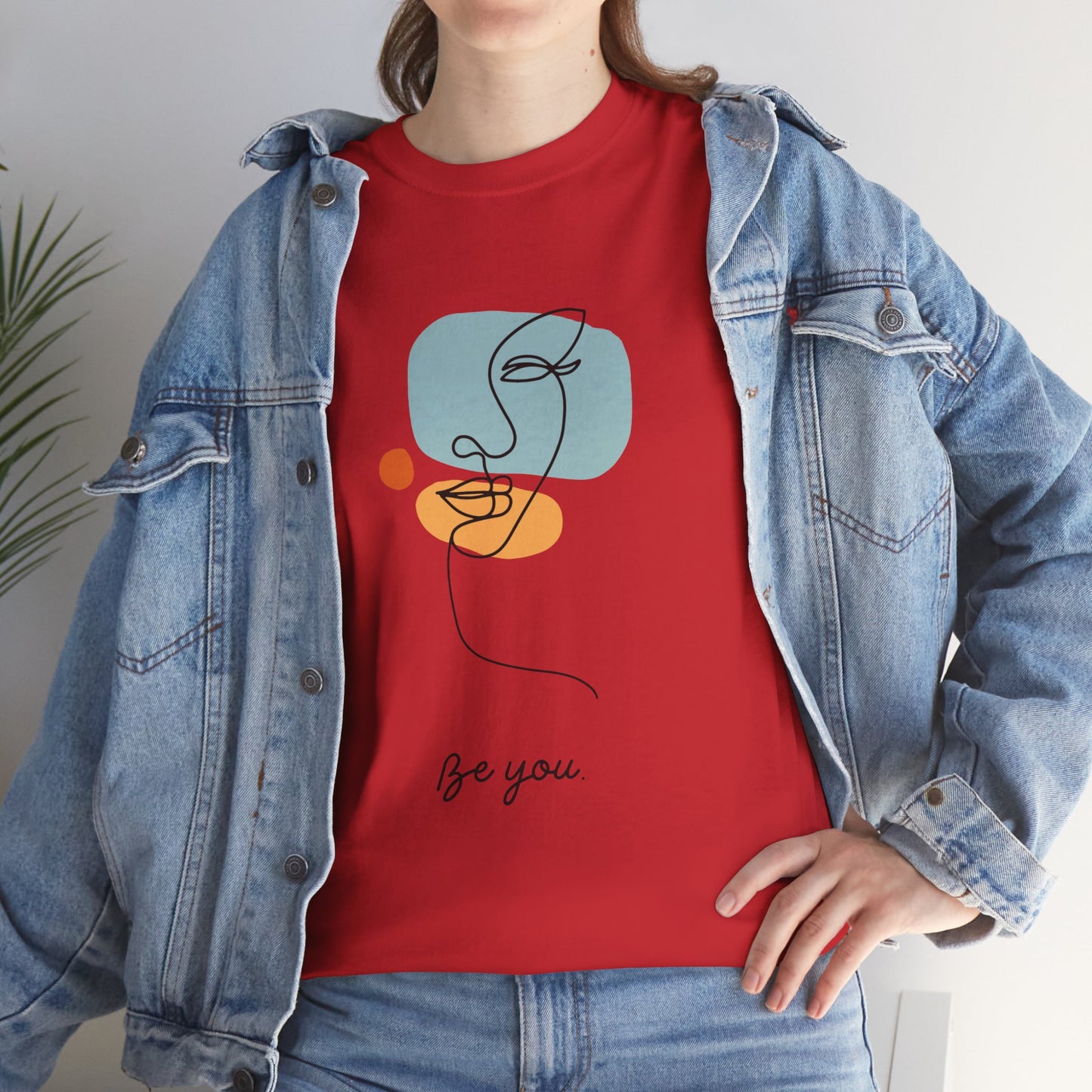 Be You Unisex Cotton Tee - Inspirational Graphic Tee for Self-Love, Gift for Friends, Casual Wear, Birthday, Everyday Comfort