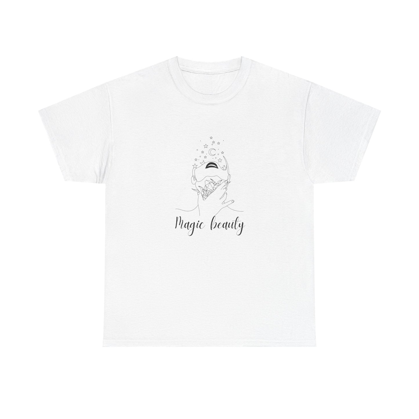 100% Heavy Cotton Tee - Magical Beauty Graphic Tee, Casual Everyday Wear, Gift for Her, Eco-Friendly Fashion, Summer Wardrobe Essential