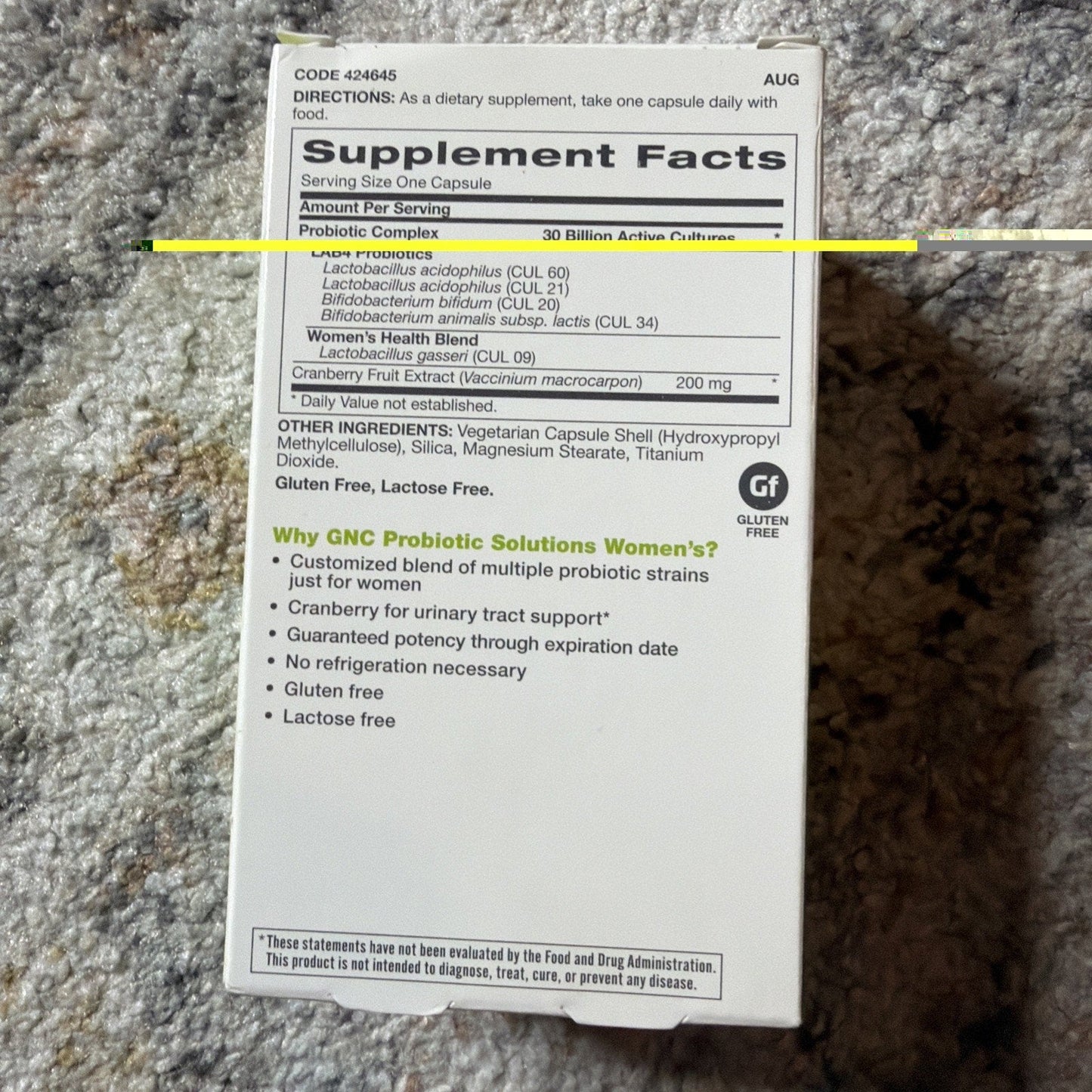 GNC Probiotic Solutions Womens | Clinically Studied Multi-Strain for Women,