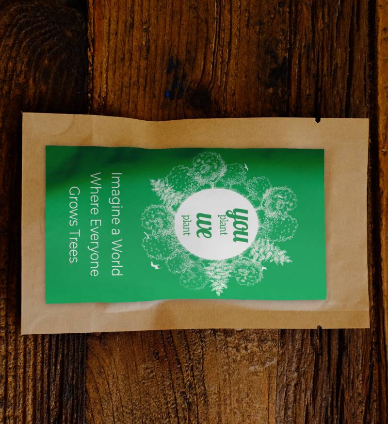 Pack of 10 Tree Kit Pouches, We Plant 100 More Trees-1