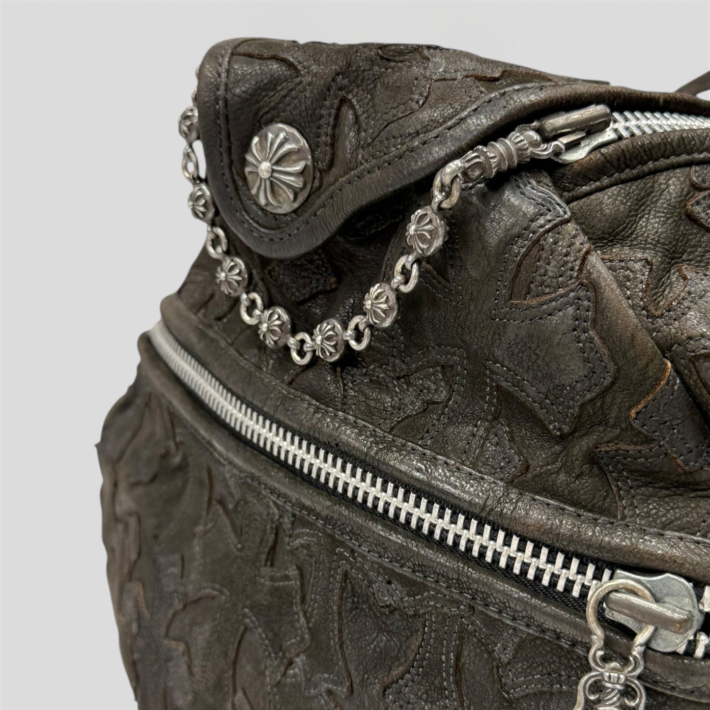 Chrome Hearts XXL Cross Patch Duffle Bag