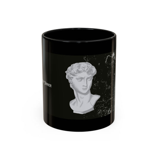 Innovative Thinker Artistic Accent Coffee Mug with Classic Sculpture Design, Unique Gift for Artists, Home Decor, Office Desk Mug, Charismatic Drinkware, [...]