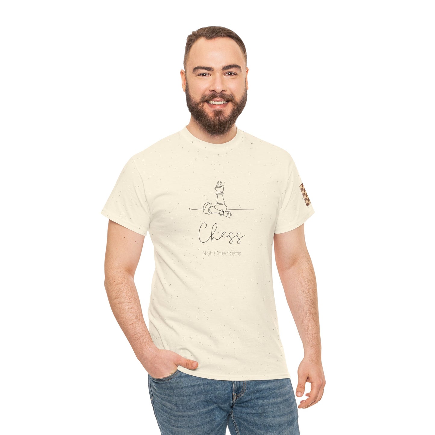 Chess Not Checkers Unisex Tee - Ethically Grown 100% Cotton - GILDAN