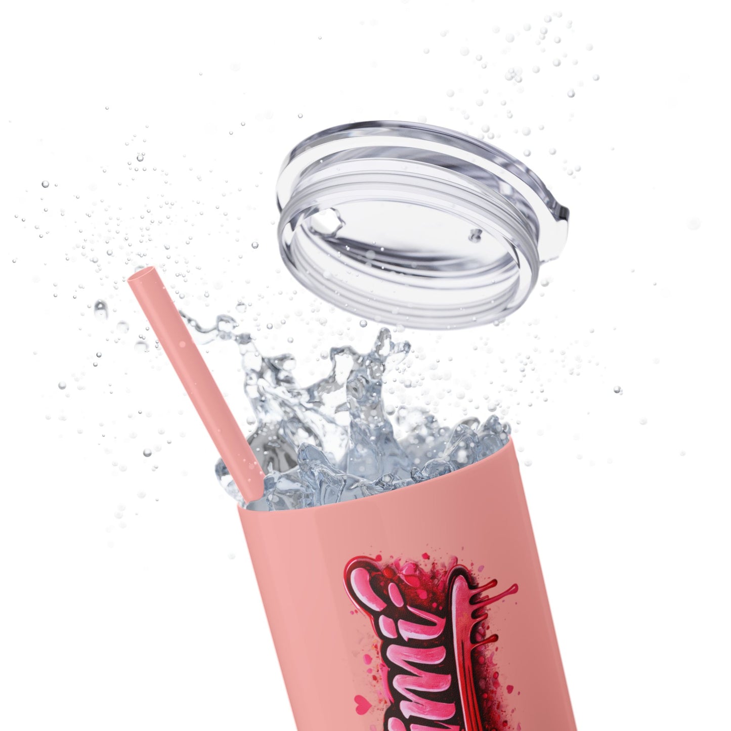 Skinny Tumbler – 'Lake & Lemons' Red Script 20oz Insulated Straw Tumbler
