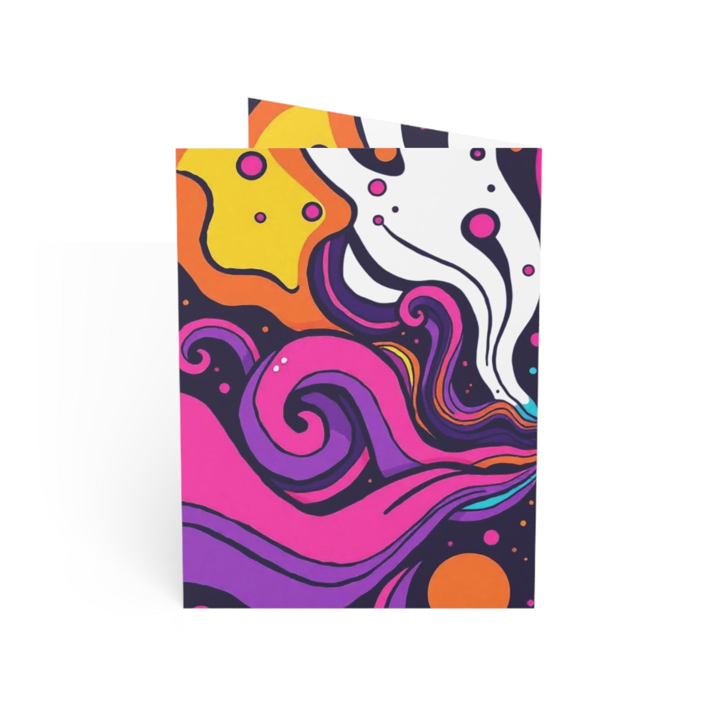 Vibrant Art Greeting Cards - Colorful Abstract Designs for Any Occasion, Art Cards, Fun Stationery, Unique Gift, Invite, Note Cards