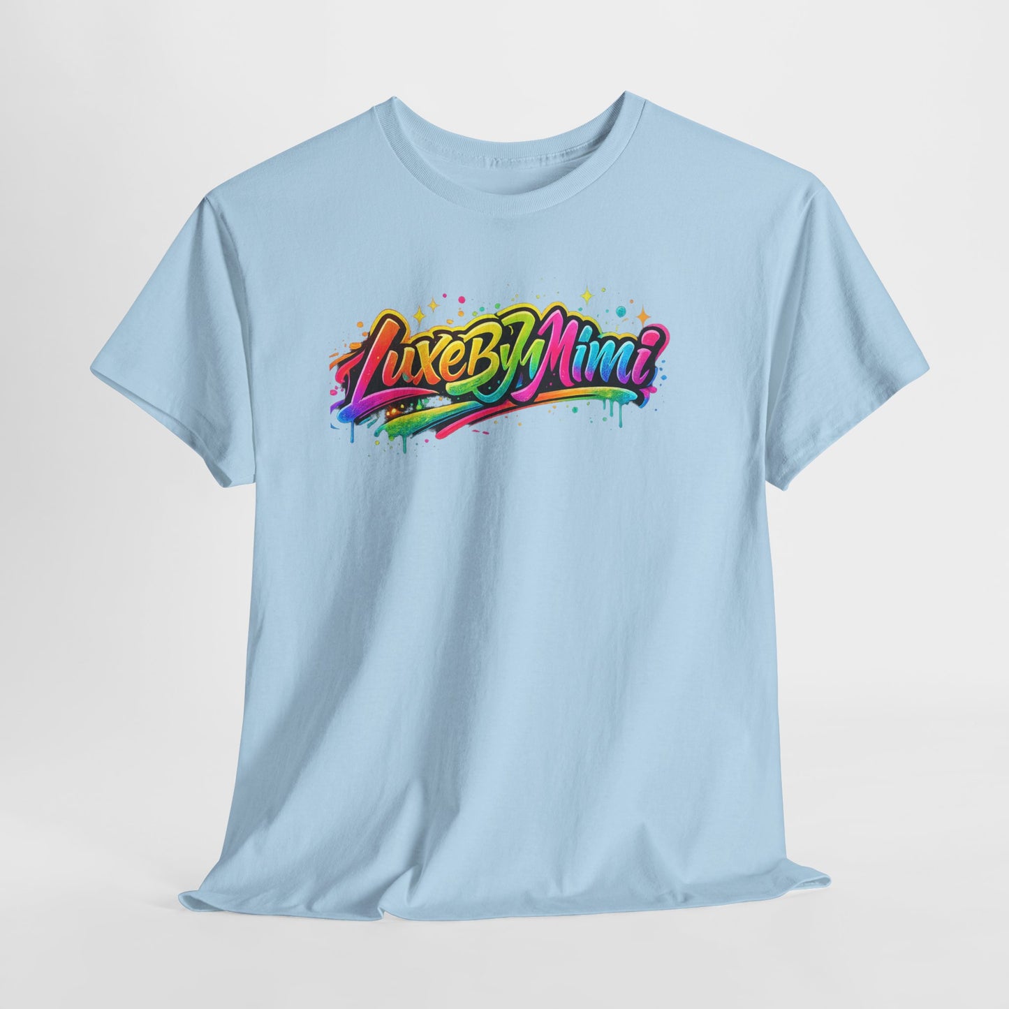 Graffiti Logo T-Shirt — 'Luxe By Mimi' Brand Colorful Streetwear Tee