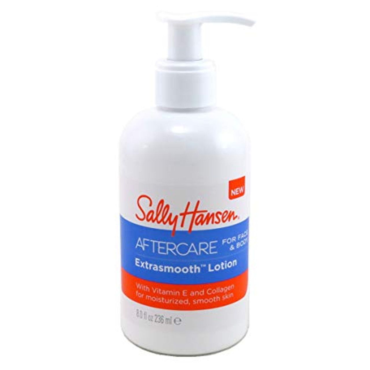 Sally Hansen Aftercare Extra Smooth Face & Body Lotion 8 Oz Pump