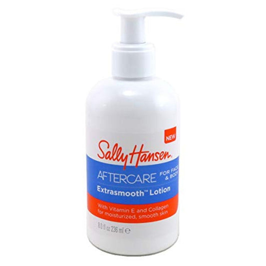 Sally Hansen Aftercare Extra Smooth Face & Body Lotion 8 Oz Pump