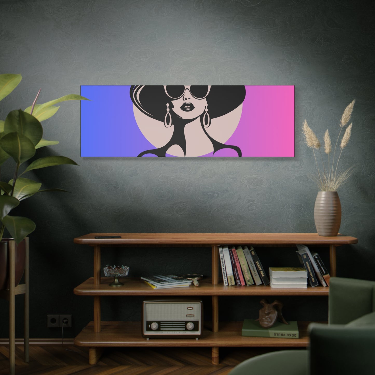 Fashionista Matte Canvas Wall Art, chic home decor, stylish gift for fashion lovers, wall decor, modern art piece, unique artwork